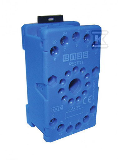 11-pin socket, blue - T0-RS1P11M1