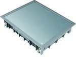 Pokrywa pełna VDE09 200x253 wykładzina 5 mm stal szary PA, TEHALIT.VE-EE