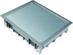 Pokrywa pełna VDE09 200x253 wykładzina 12 mm stal szary PA, TEHALIT.VE-EE