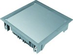 Pokrywa pełna VDQ06 200x200 wykładzina 12 mm stal szary PA, TEHALIT.VE-EE