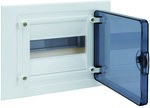 8 modules Golf IP40 flush-mounted enclosure, transparent door