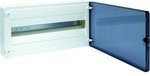 Golf IP40 surface-mounted enclosure, transparent door, 22 modular