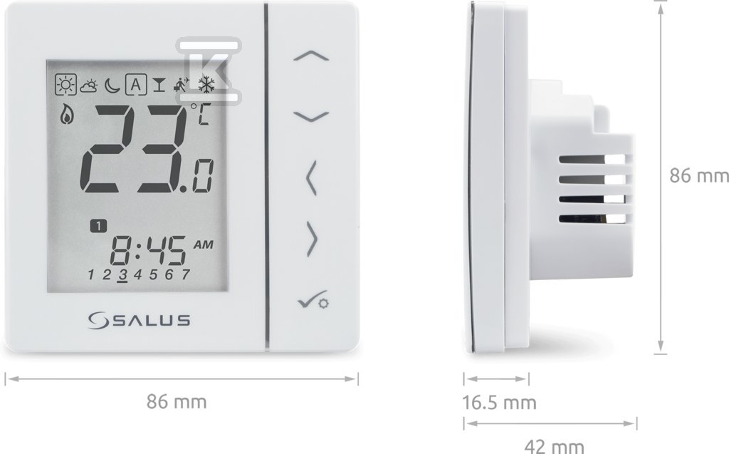 Programmable temperature controller, - VS30W