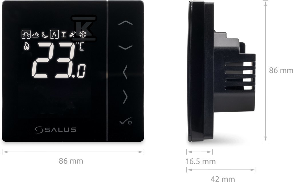 Regulator temperatury przewodowy SALUS - VS35B