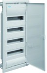 Volta Unterputz IP30 4-reihige Schalttafel (48 Module) mit Klemmen PE/N