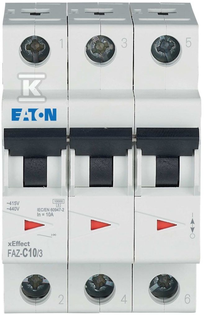 3-pole 15kA series miniature circuit - 278869