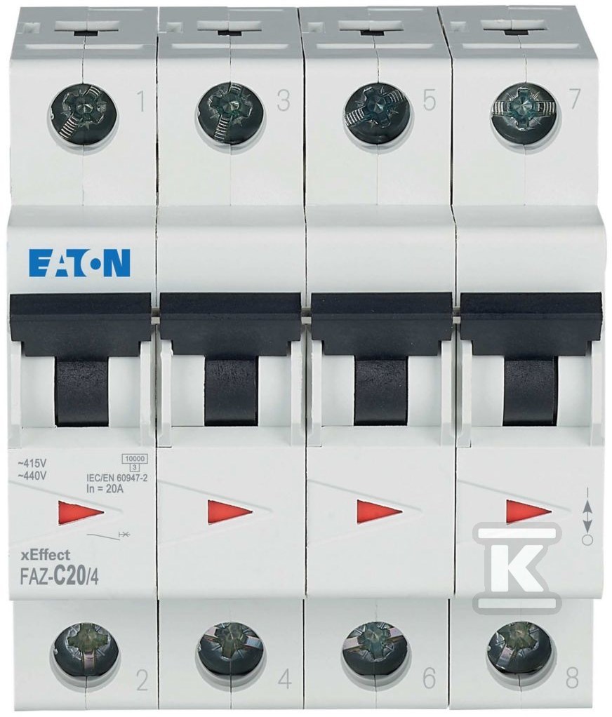 FAZ-C20/4 Wyłącznik nadprądowy serii - 279062