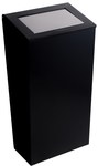 Сміттєвий бак з кришкою підвісний 30 л чорний
