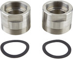 Adapter G1 x G2 (2 szt)do pomp obiegowych z przyłączem gwintowanym do przyłącza DN 25 na przyłącze DN 30