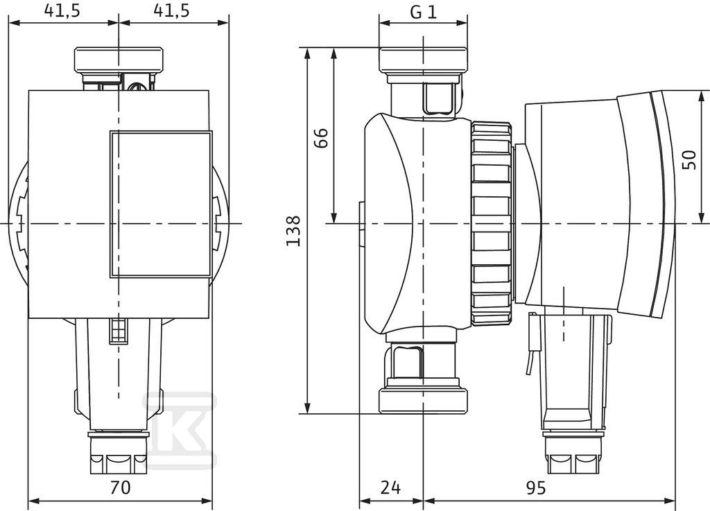 Circulation pump Wilo-Star-Z NOVA A - 4132761