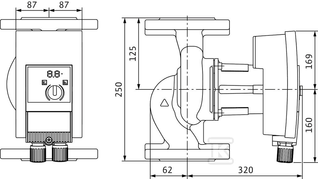 Circulation pump Wilo-Yonos MAXO - 2120648