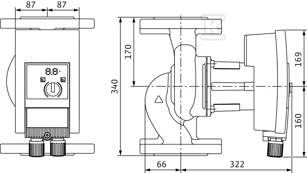 Circulation pump Wilo-Yonos MAXO - 2120652