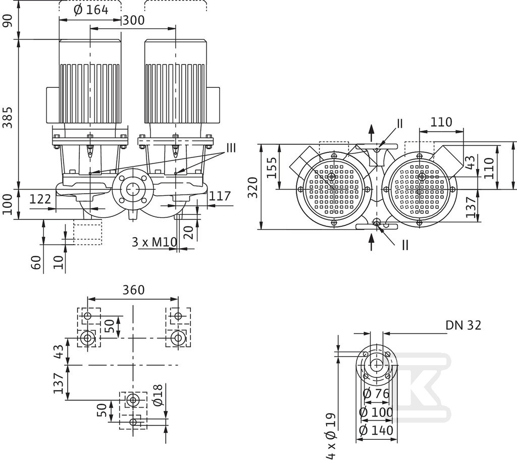 Double circulation pump - 2089226