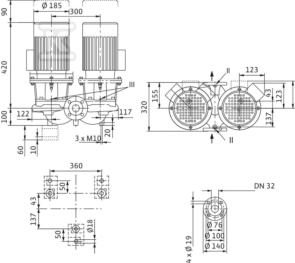 Double circulation pump - 2063734