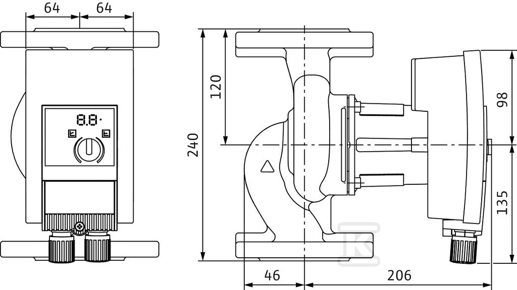 Circulation pump Wilo-Yonos MAXO - 2120649