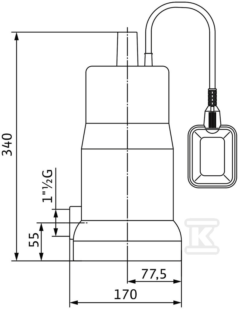 VILO Initial DRAIN 13-9 drenažna pumpa - 4186548