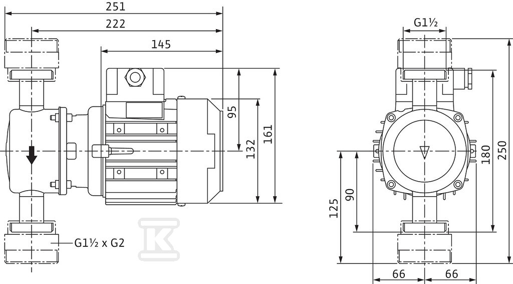 Pompa de circulatie Wilo-Veroline-IP-Z - 4090294