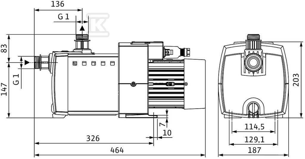 Pompa Wilo-HiMulti 3-45 /1/5/230/S1 do - 4197380