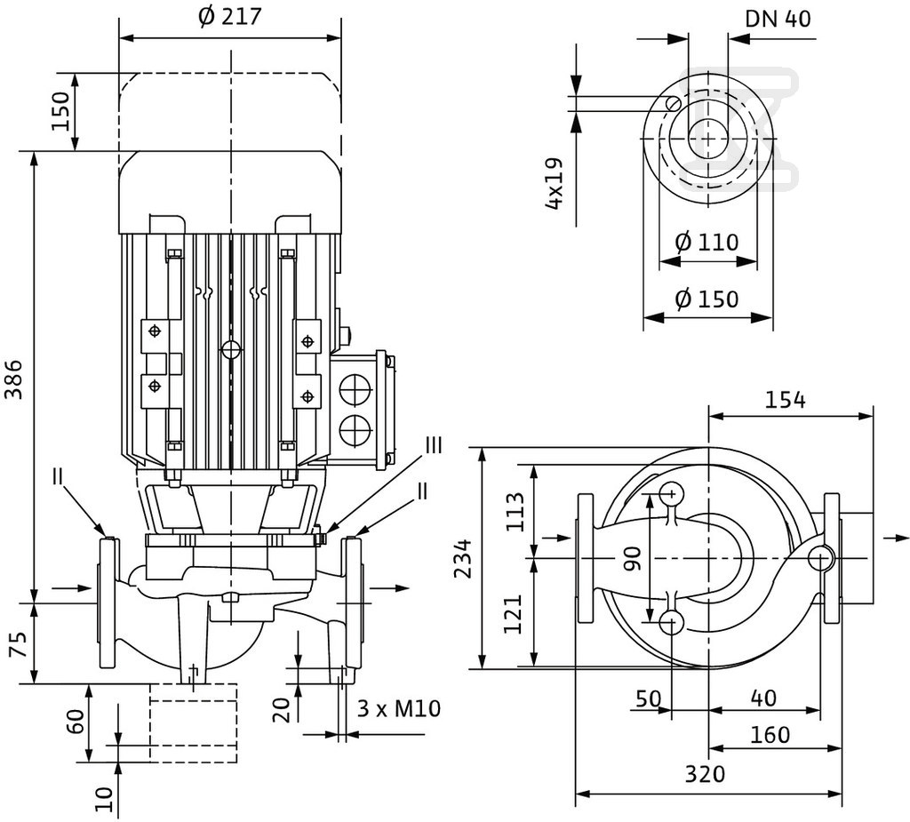 Circulation pump Wilo-VeroLine-IPL - 2121203