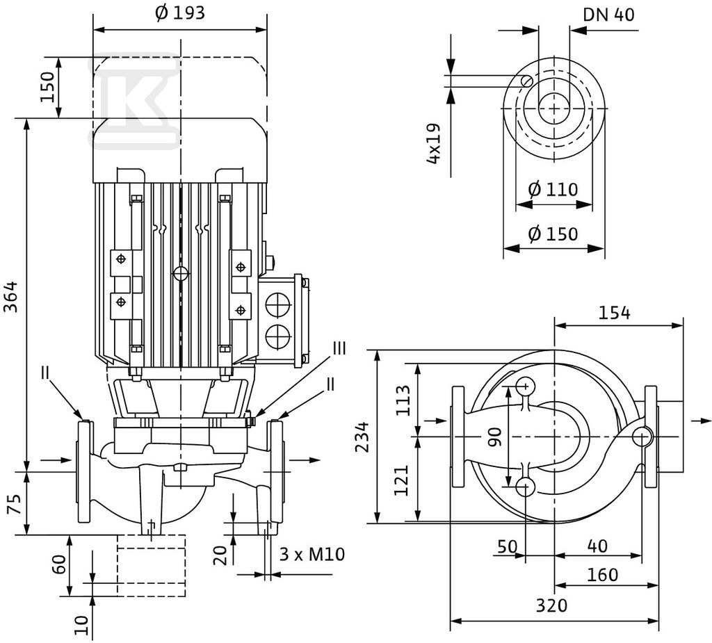 Pompa de circulatie Wilo-VeroLine-IPL - 2121202