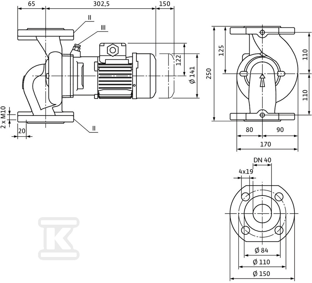 Pompa de circulatie Wilo-VeroLine-IPL - 2089585