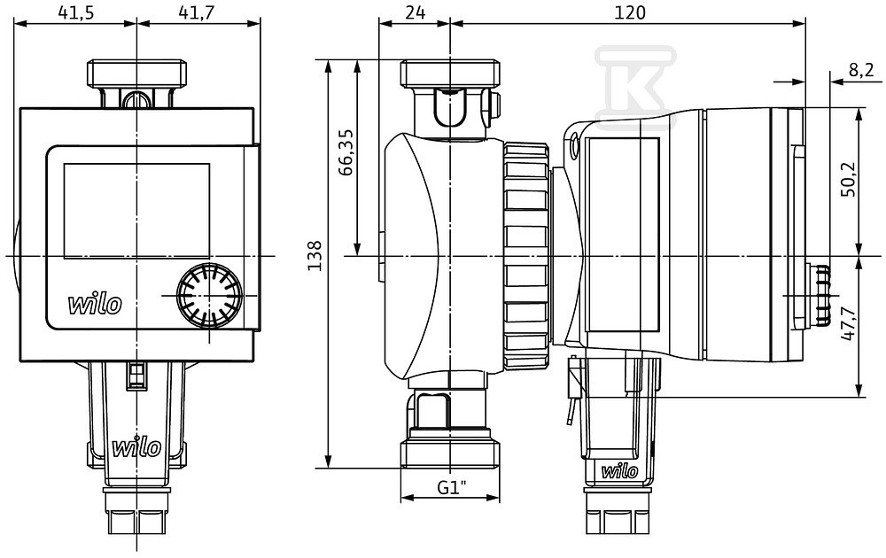 Circulation pump Wilo-Star-Z NOVA T - 4222650