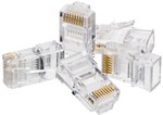 RJ45 UTP zástrčka cat.5e STANDARD (drát + kabel) (balení 100 ks)