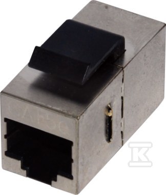 Konektor RJ45-RJ45 pro panel STP cat.5e - WTM18