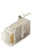 Wtyk RJ45 (8P8C) kat. 6A ekran., uniwersalny, opak. 10 szt., (do przewodów AWG 22-24)