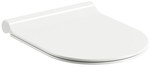 Uni Chrome Slim toilet seat, soft-close, white