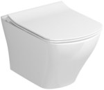 Wall-hung Classic RimOff toilet white