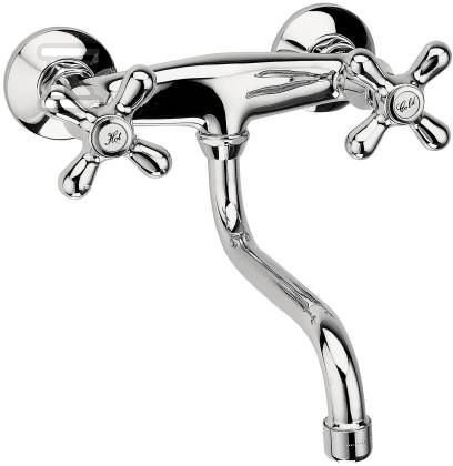 Retro washbasin faucet Ferro New, wall-mounted, chrome, XD3