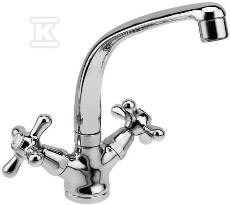 RETRO NEW standing sink mixer, chrome - XD4