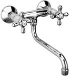 RETRO NEW wall-mounted sink mixer, chrome