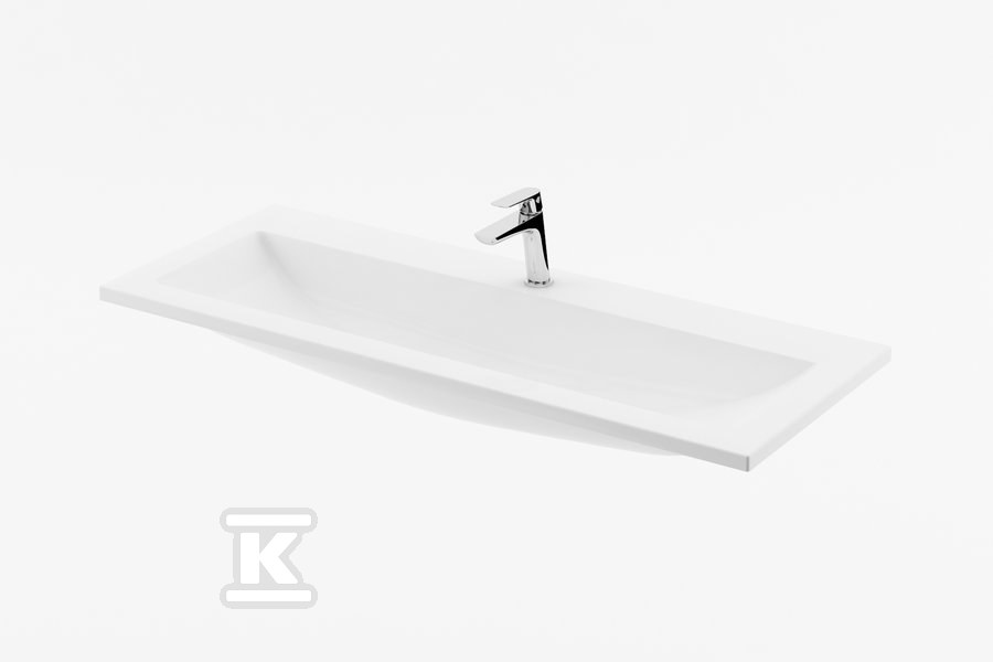 Clear 800 white washbasin with holes - XJJ01180000