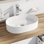 Umywalka ceramiczna Ceramic Slim 550 O biała