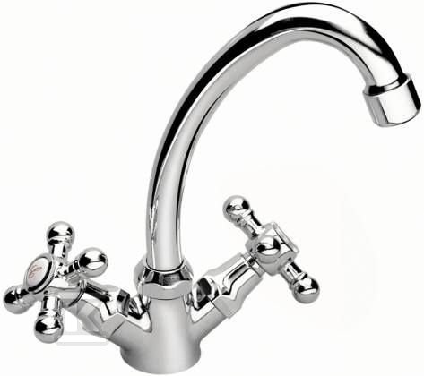 Retro Ferro washbasin tap, standing, chrome XR2