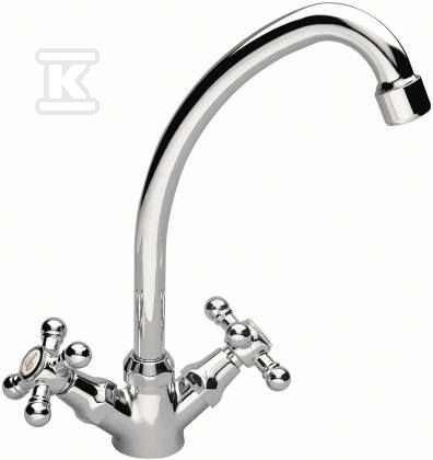 RETRO standing sink mixer, chrome - XR4