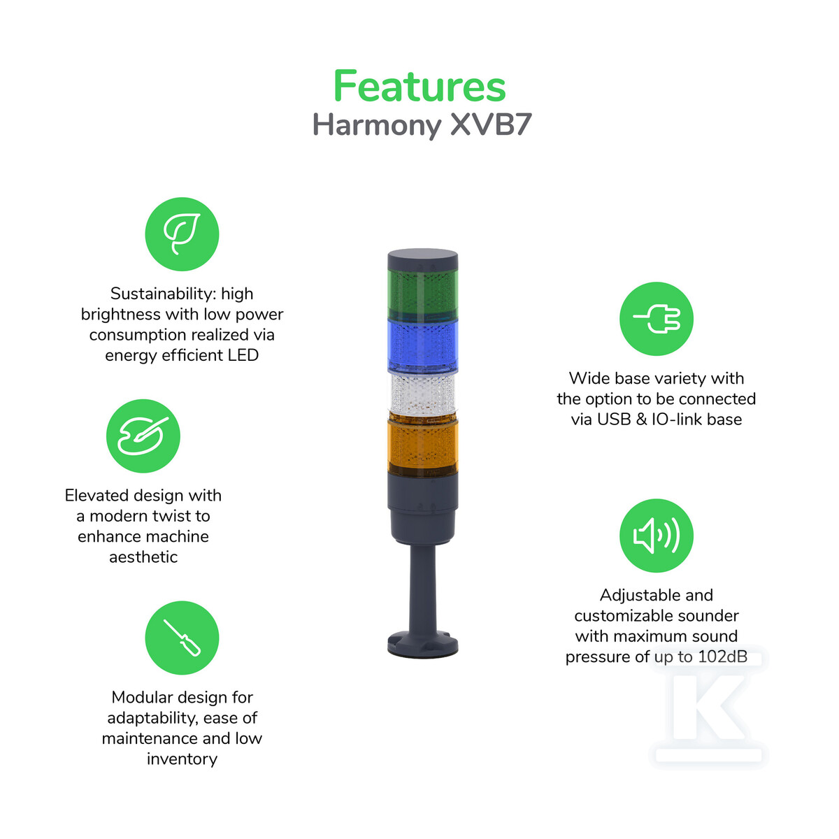 Світловий модуль, світлова колона - XVB7C25