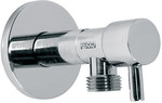 Angle valve with ceramic head 1/2" x 1/2", metal handle