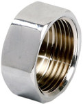 Zaślepka 3/4" mosiężna chrom