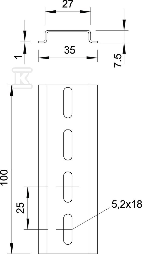 Cap șină tip 2069 2M GTPL - 1115669