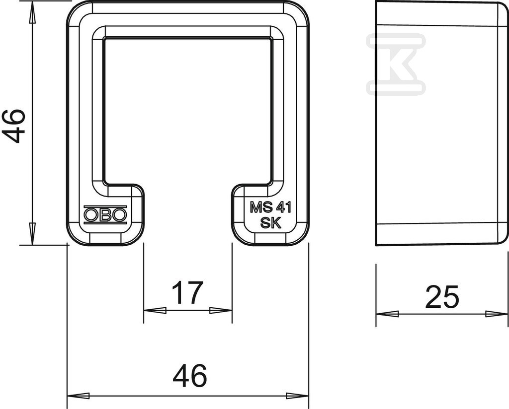 Capac de protectie tip MS4141 SK - 1122900