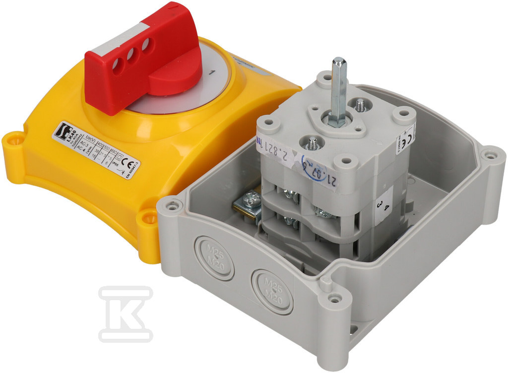 Cam switch 16A, Switch disconnector 0-1 - ŁK16R-2.829\OB2ZC