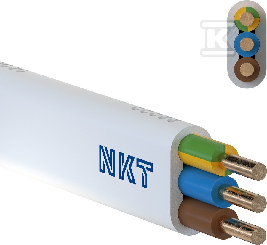 Przewód instalacyjny NKT instal YDYp żo - 172153015C0100