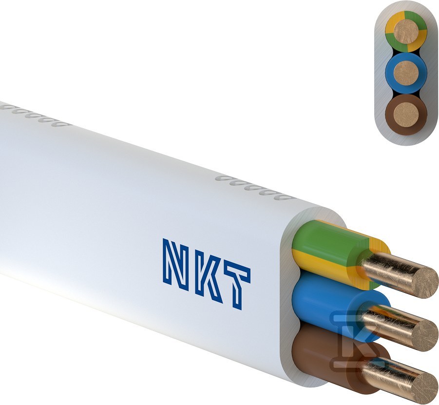 Przewód instalacyjny NKT instal YDYp żo - 172153016C0100
