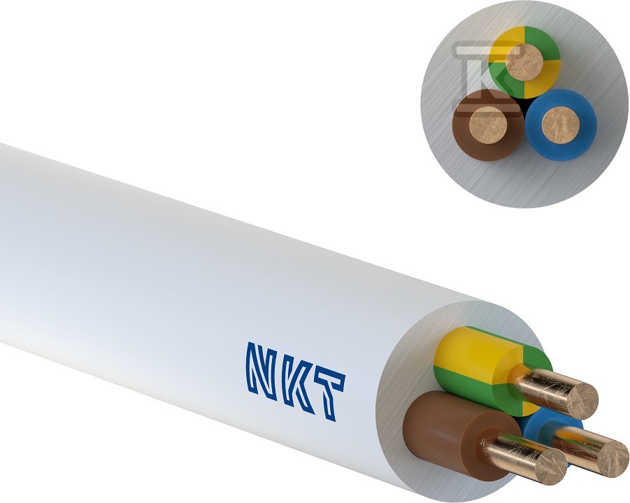Przewód instalacyjny YDY żo 750V 3x2,5 - 172171006D1000