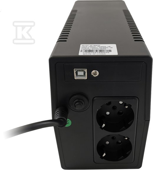 UPS emergency power supply 1000VA 600W - AP-BK1000B