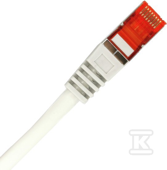 Patchcord F/UTP kat.5e PVC 0.25m szary - KKF5SZA0.25