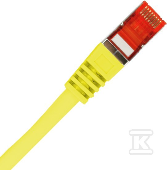 Patchcord S/FTP kat.6A LSOH 1,0m žlutý - KKS6AZOL1.0